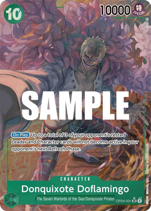Donquixote Doflamingo (031) (Alternate Art) (OP04-031) (OP04)