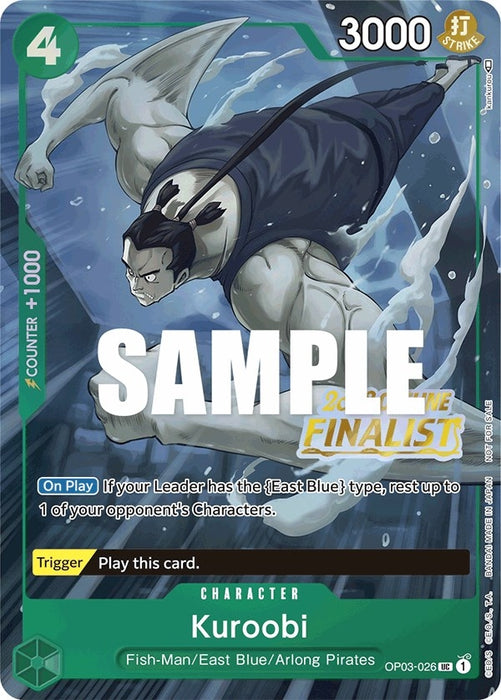 Kuroobi (Offline Regional 2023) [Finalist] (OP03-026) (OP-PR)
