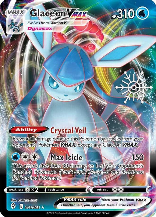 Image for Glaceon VMAX - 041/203 (Holiday Calendar) (041/203) (MCAP) - Pokemon