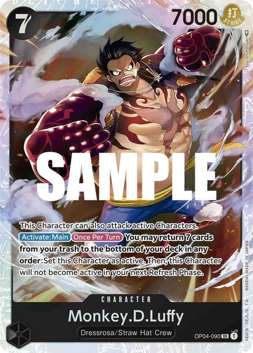 Monkey.D.Luffy (090) (OP04-090) (OP04)