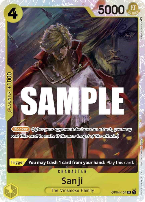 Image for Sanji (104) (OP04-104) (OP04) - One Piece Card Game