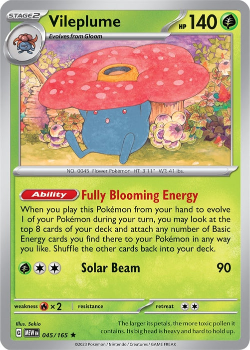 Vileplume (045/165) (MEW)