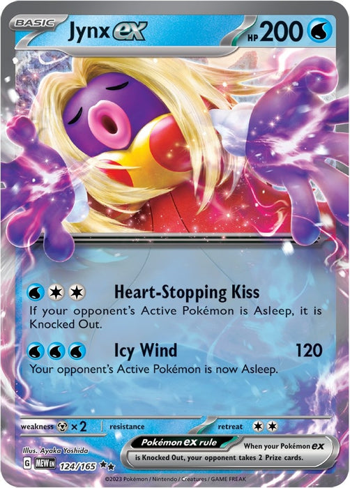 Image for Jynx ex (124/165) (MEW) - Pokemon