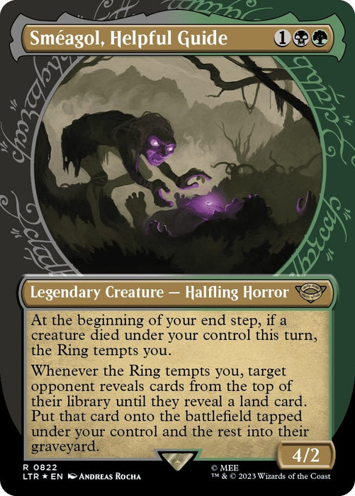Smeagol, Helpful Guide (Showcase) (Surge Foil) (822) (LTR)