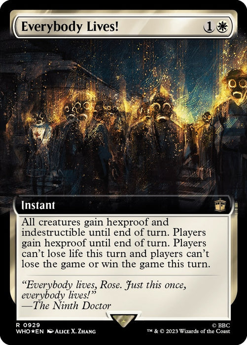 Everybody Lives! (Extended Art) (Surge Foil) (929) (WHO)