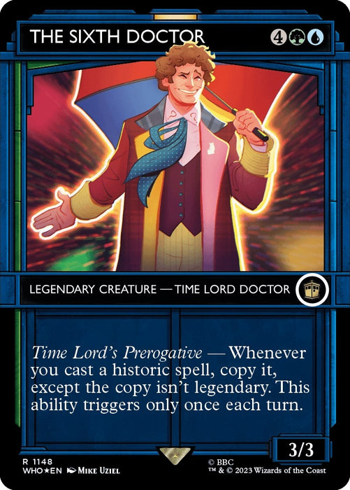 The Sixth Doctor (Showcase) (Surge Foil) (1148) (WHO)