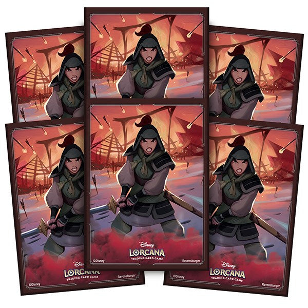 Disney Lorcana: Card Sleeves (Mulan / 65-Pack)