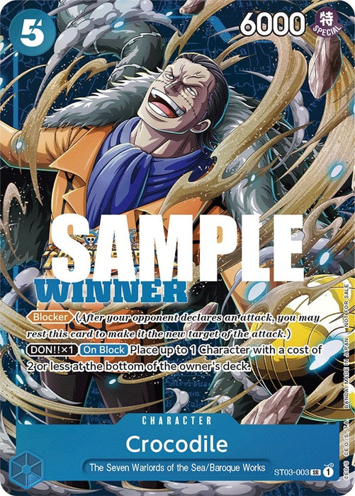 Crocodile (Winner Pack Vol. 5) (ST03-003) (OP-PR)