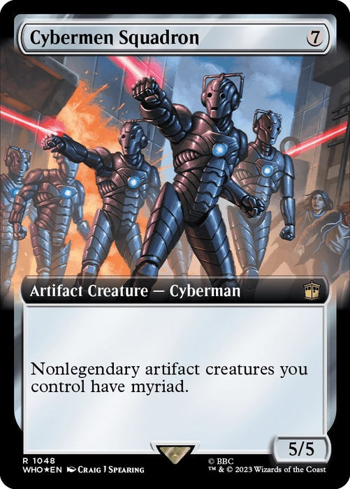 Cybermen Squadron (Extended Art) (Surge Foil) (1048) (WHO)