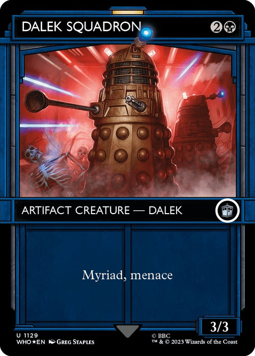 Dalek Squadron (Showcase) (Surge Foil) (1129) (WHO)