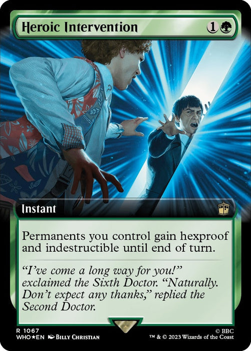 Heroic Intervention (Extended Art) (Surge Foil) (1067) (WHO)