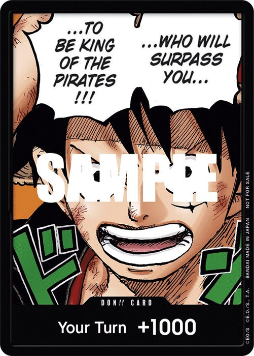DON!! Card (Monkey.D.Luffy) (1st Anniversary DON!! Card Pack) (OP-PR)
