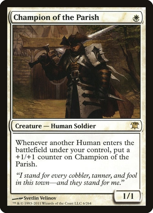 Image for Champion of the Parish (6) (ISD) - Magic: The Gathering