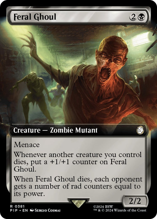 Feral Ghoul (Extended Art) (381) (PIP)