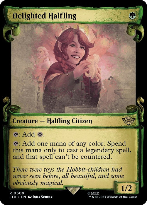 Delighted Halfling (Showcase Scrolls) (609) (LTR)