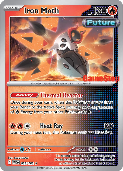 Iron Moth - 028/182 (Gamestop Promo) (028/182) (MCAP)