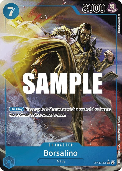 Image for Borsalino (Alternate Art) (OP05-051) (OP05) - One Piece Card Game