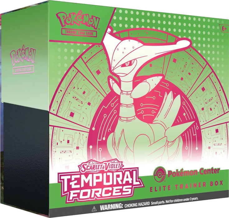 Pokémon TCG: Scarlet & Violet: Temporal Forces - Elite Trainer Box (Iron Leaves) (Pokemon Center Exclusive)