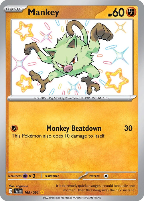 Mankey (169/091) (PAF)