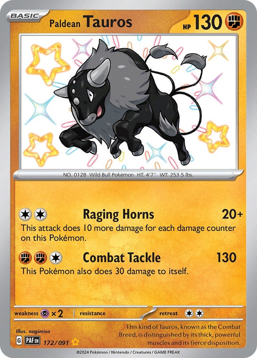 Paldean Tauros (172/091) (PAF)