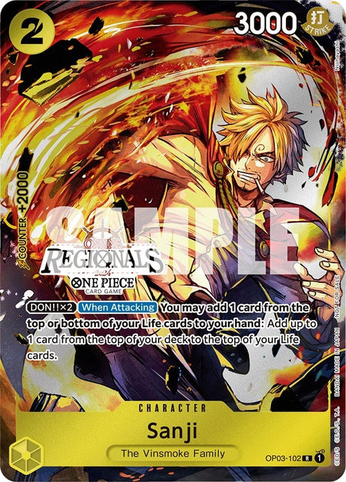 Sanji (Online Regional 2024) [Participant] (OP03-102) (OP-PR)