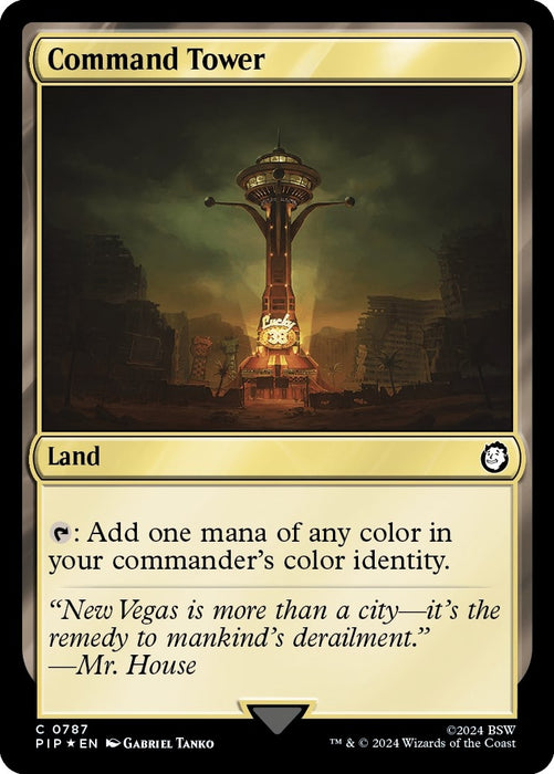 Command Tower (Surge Foil) (787) (PIP)
