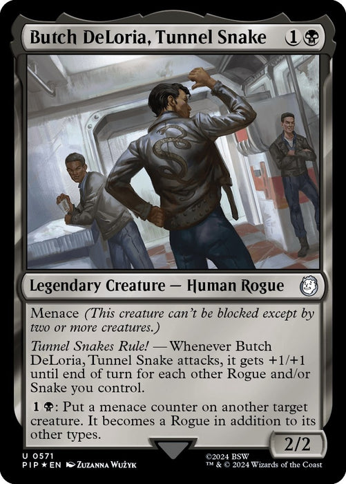Butch DeLoria, Tunnel Snake (Surge Foil) (571) (PIP)