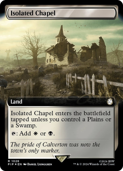 Isolated Chapel (Extended Art) (Surge Foil) (1028) (PIP)