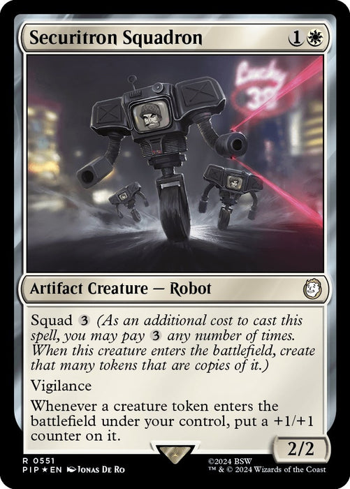 Securitron Squadron (Surge Foil) (551) (PIP)