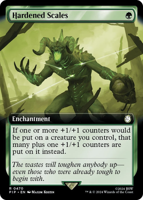 Hardened Scales (Extended Art) (470) (PIP)