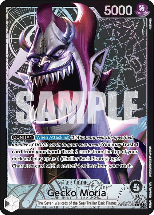 Gecko Moria (080) (Alternate Art) (OP06-080) (OP06)