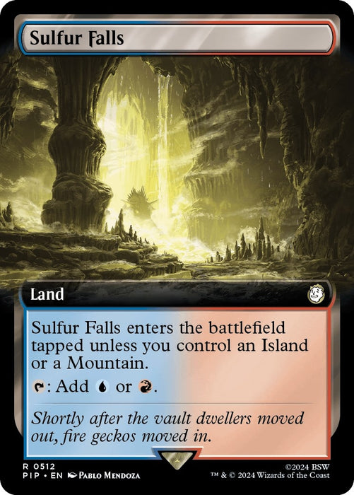 Sulfur Falls (Extended Art) (512) (PIP)