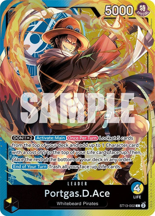Portgas.D.Ace (002) (ST13-002) (ST-13)