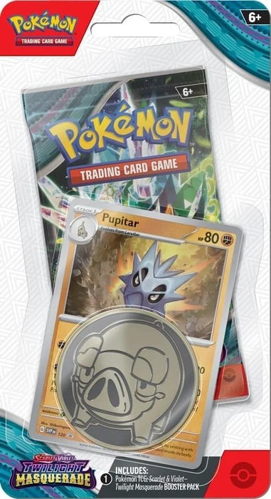 Pokémon TCG: Scarlet & Violet: Twilight Masquerade - Single Pack Blister (Pupitar)