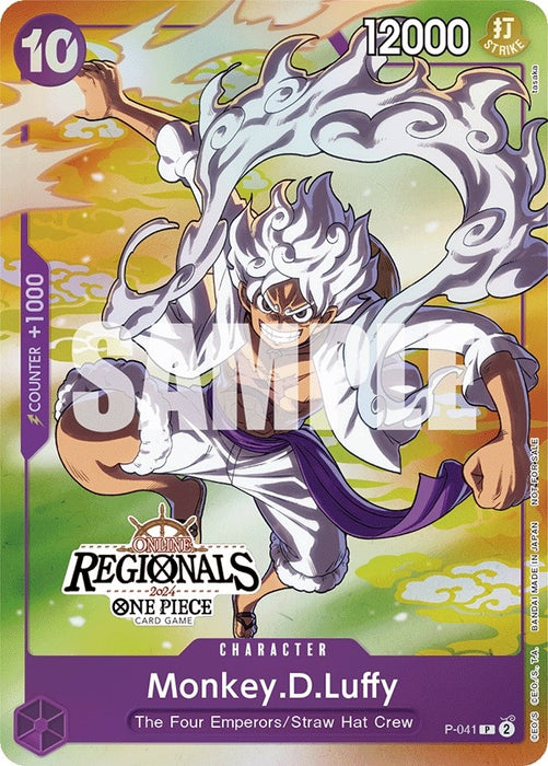 Monkey.D.Luffy (041) (Online Regional 2024 Vol. 2) [Participant] (P-041) (OP-PR)