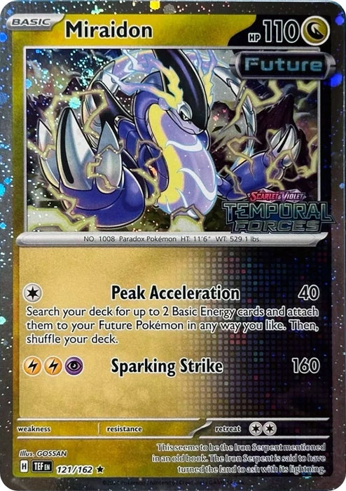 Miraidon - 121/162 (Cosmos Holo) (Best Buy) (121/162) (MCAP)