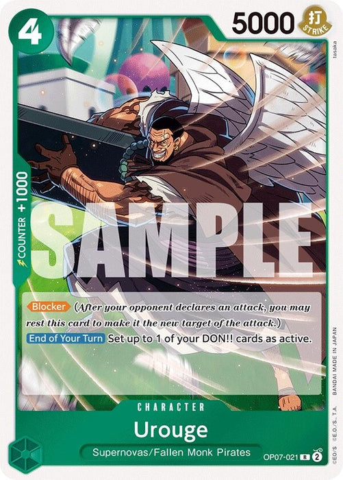 Image for Urouge (OP07-021) (OP07) - One Piece Card Game