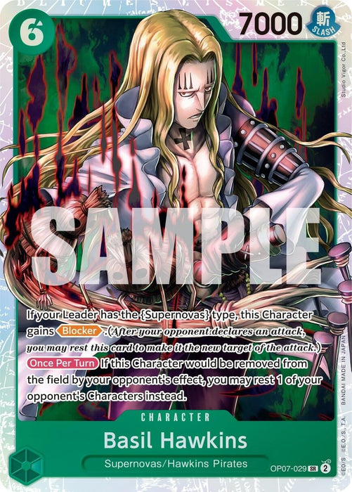 Image for Basil Hawkins (OP07-029) (OP07) - One Piece Card Game
