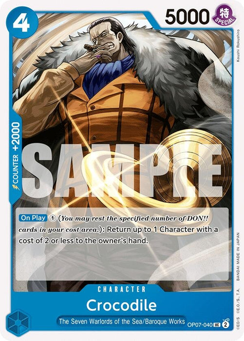 Image for Crocodile (OP07-040) (OP07) - One Piece Card Game