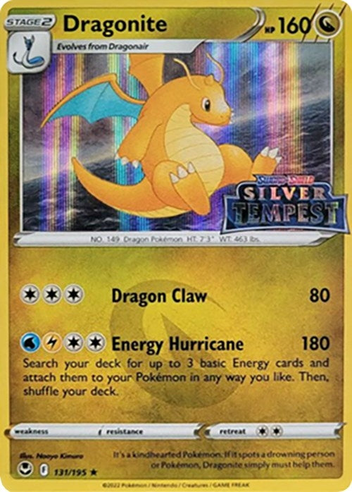 Dragonite (Silver Tempest Stamped) (131/195) (SWSD)
