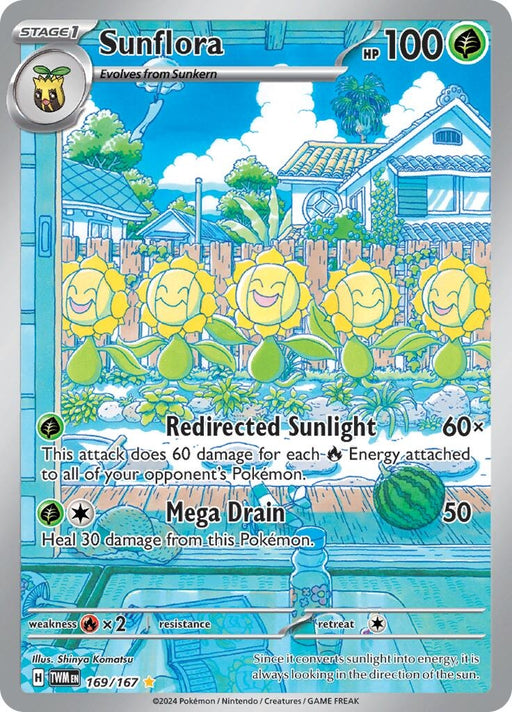 Image for Sunflora (169/167) (TWM) - Pokemon