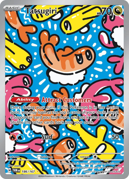 Image for Tatsugiri (186/167) (TWM) - Pokemon