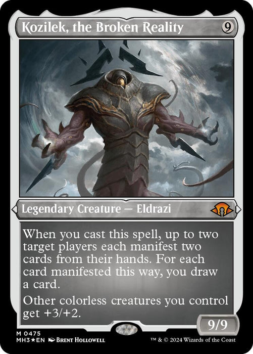 Kozilek, the Broken Reality (Foil Etched) (475) (MH3)