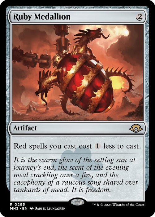 Ruby Medallion (295) (MH3)