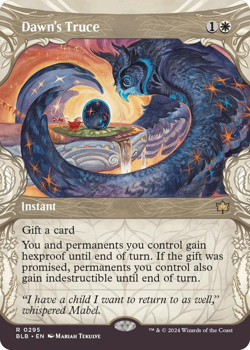 Image for Dawn's Truce (Showcase) (295) (BLB) - Magic: The Gathering