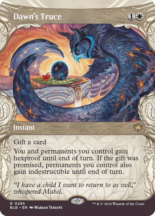 Image for Dawn's Truce (Showcase) (295) (BLB) - Magic: The Gathering