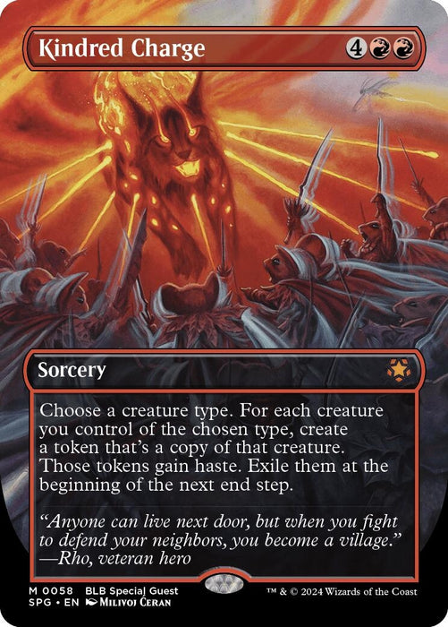 Kindred Charge (Borderless) (58) (SPG)