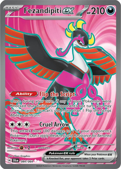 Image for Fezandipiti ex (084/064) (SFA) - Pokemon