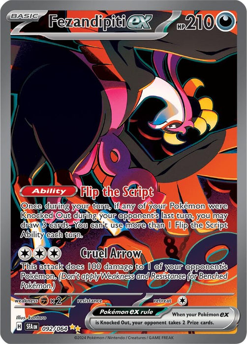 Image for Fezandipiti ex (092/064) (SFA) - Pokemon