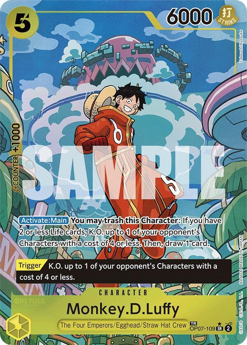 Monkey.D.Luffy (TR) (OP07-109) (OP08)